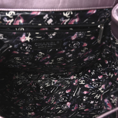 Iridescent Calfskin Quilted Ground Control Backpack Pink
