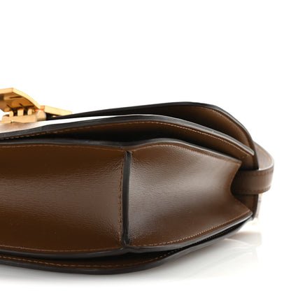 Smooth Calfskin Medium Classic Box Flap Bag Camel