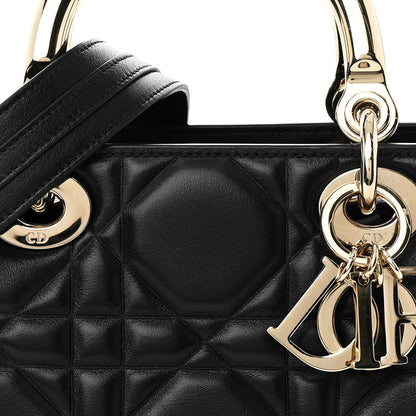 Calfskin Cannage Small The Lady 95.22 Black