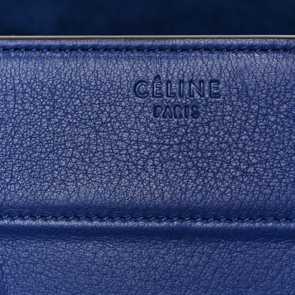 Grained Calfskin Medium Phantom Luggage Indigo
