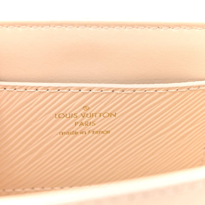 Epi Twist Braided Chain Shoulder Bag PM Quartz White
