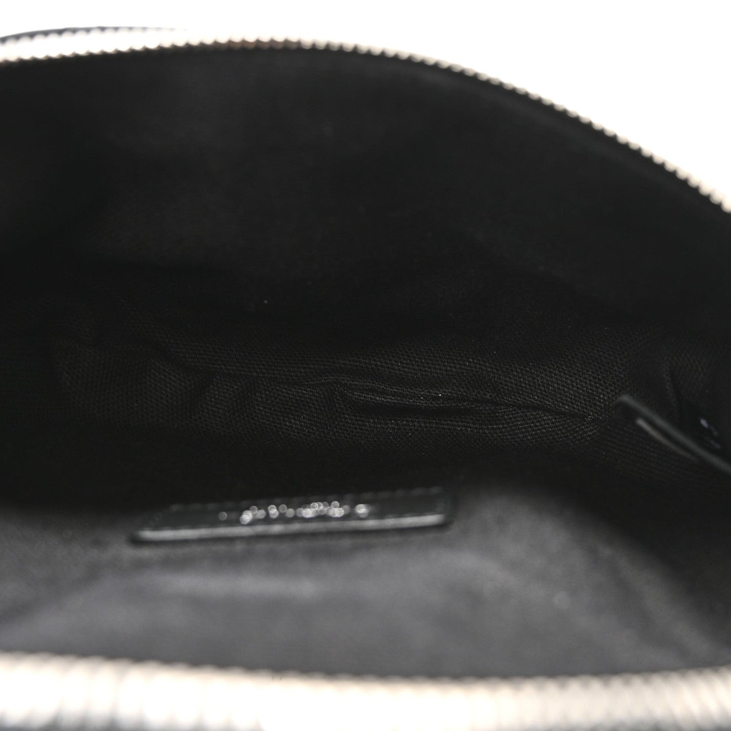 Calfskin Quilted Waist Belt Bag Black