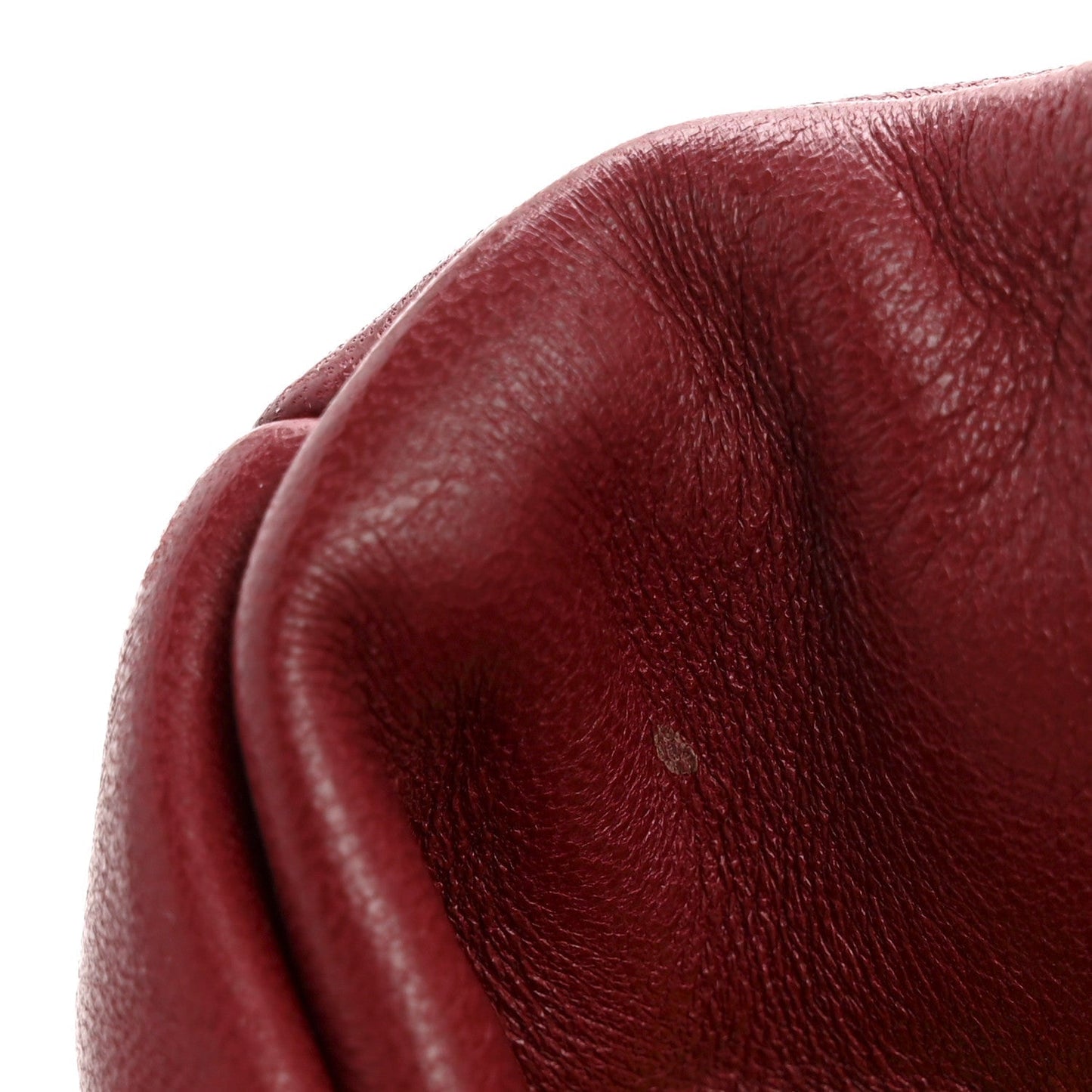 Lambskin Quilted Toy Loulou Puffer Monogram Chain Satchel Red