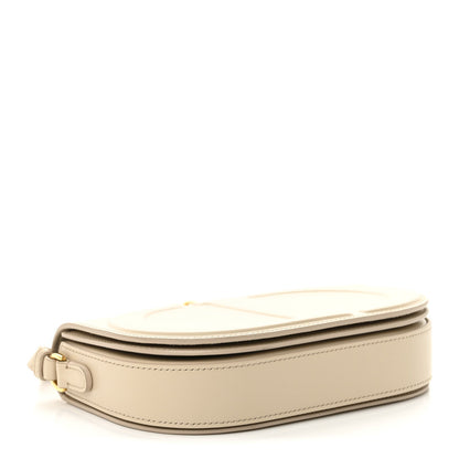 Calfskin CD Signature Flap Crossbody Caramel Beige