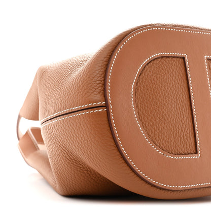 Taurillon Clemence Swift In-The-Loop 23 Bag Gold
