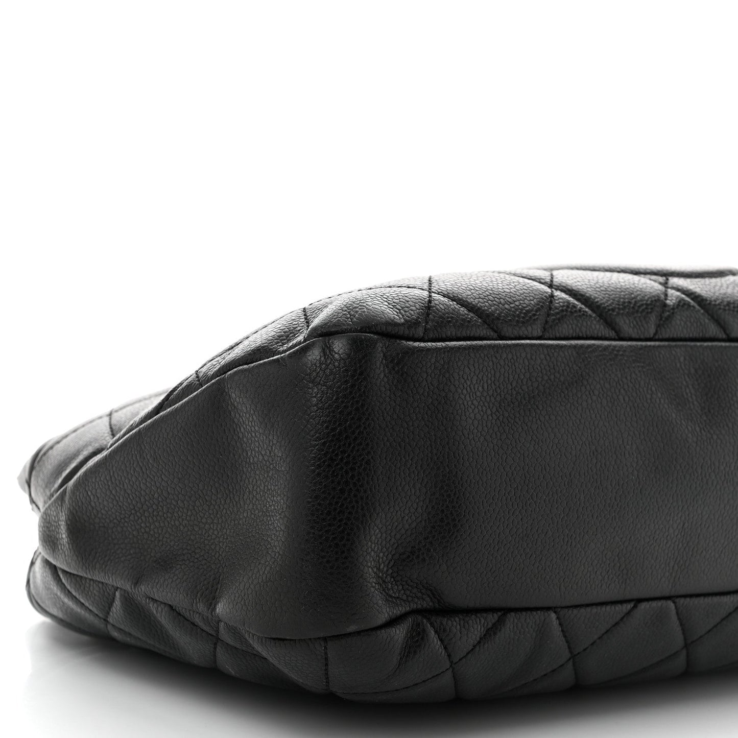 Caviar Quilted Timeless CC Soft Tote Black