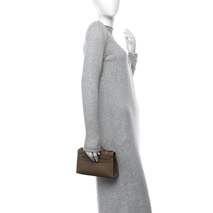 Swift Kelly Pochette Clutch Etoupe