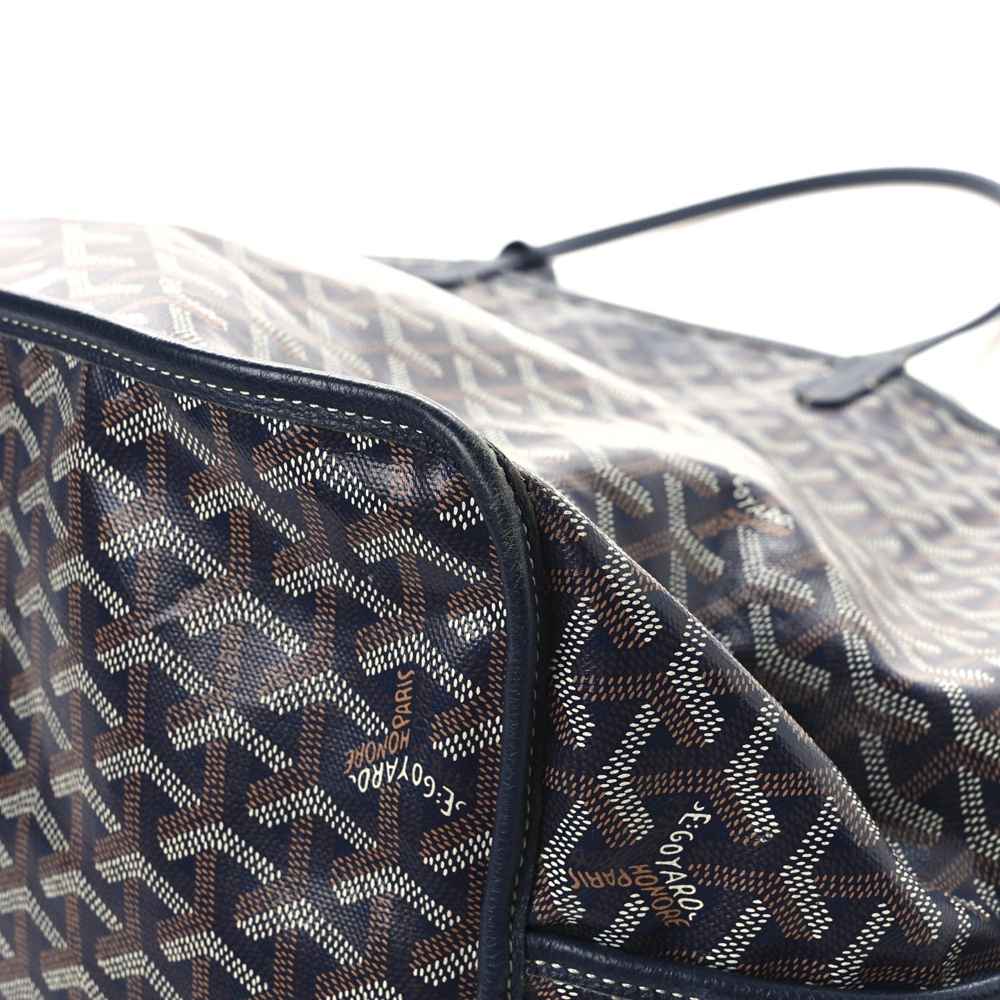 Goyardine Reversible Anjou GM Navy