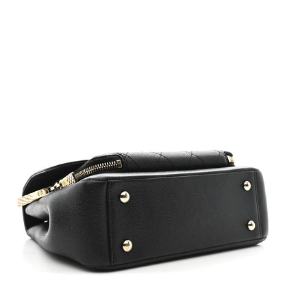 Caviar Quilted Medium Business Affinity Flap Black