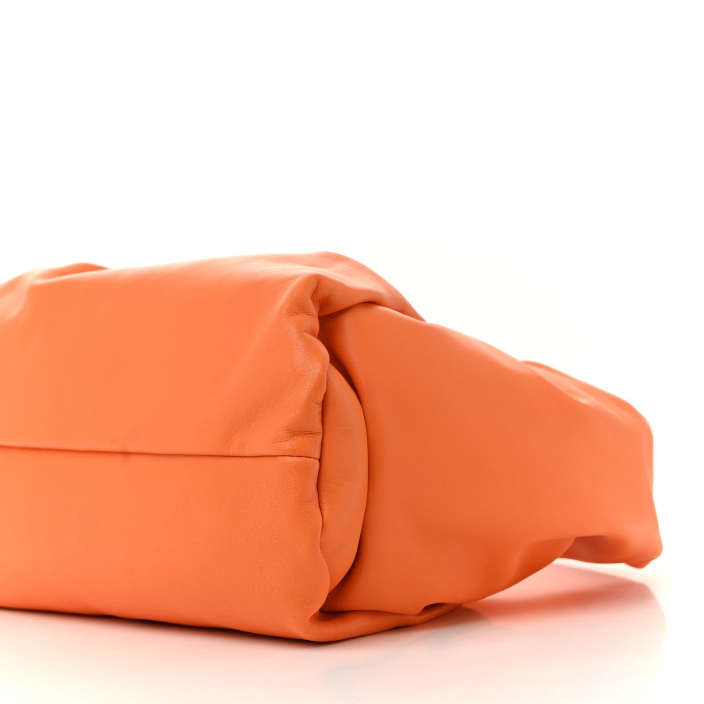 Smooth Butter Calfskin Small The Shoulder Pouch Light Orange