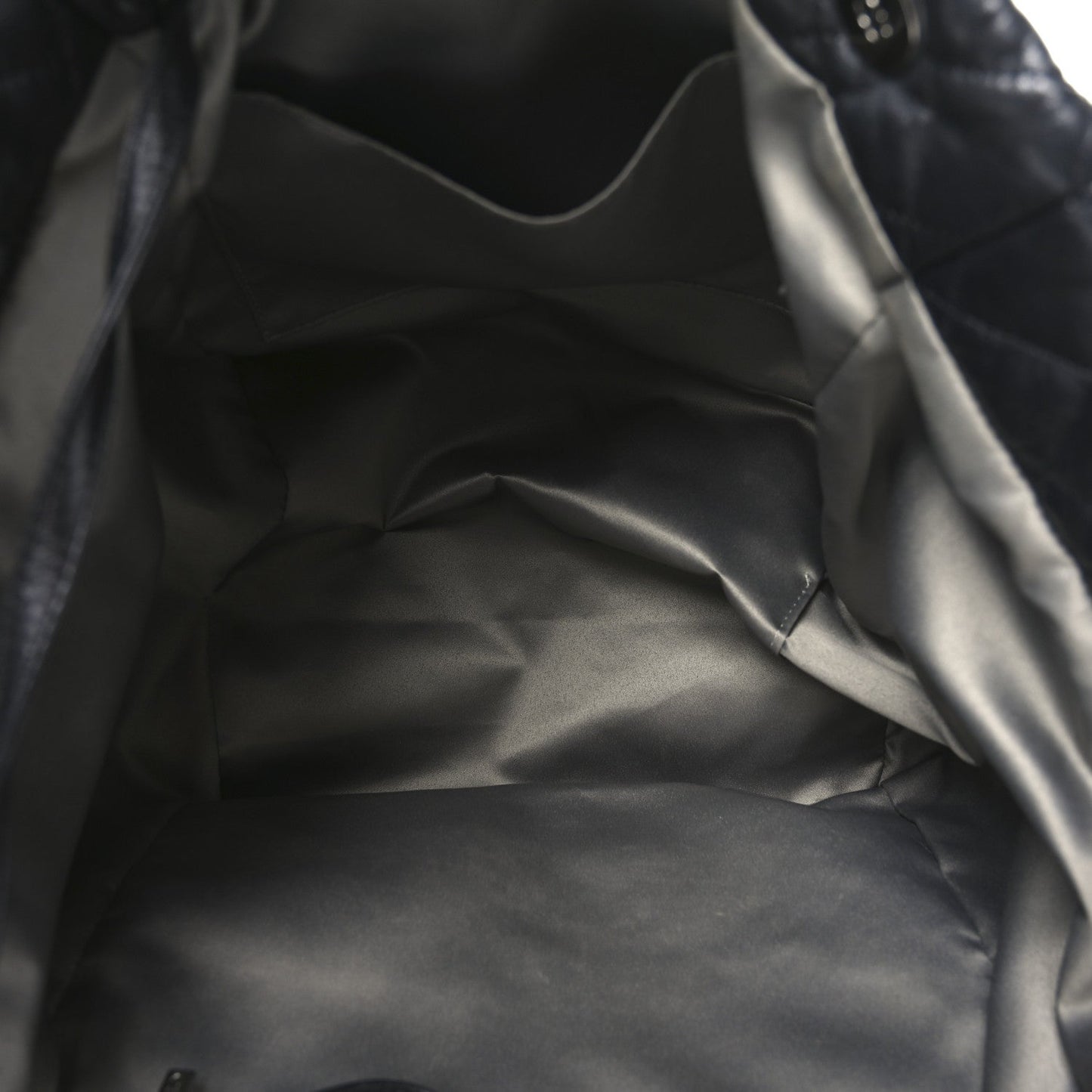 Lambskin Quilted Week End on Mars Tote Black