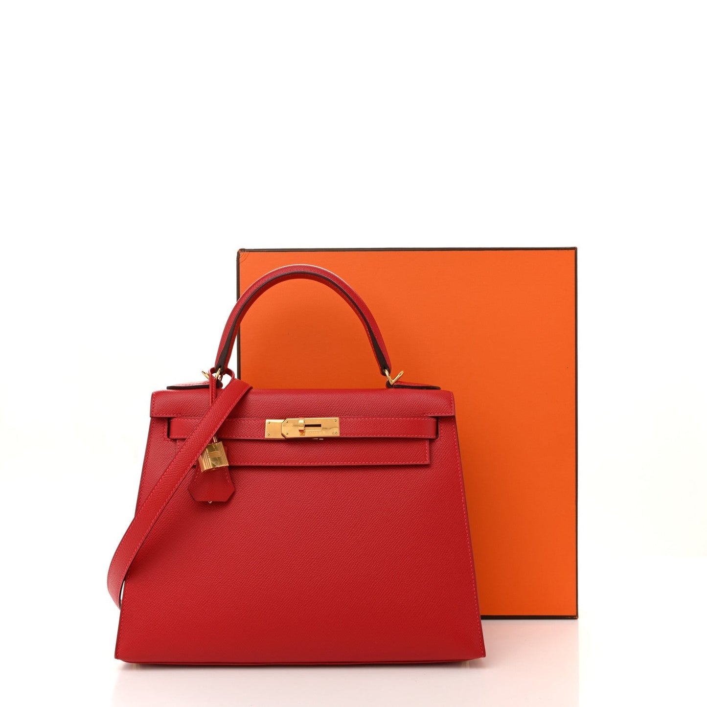 Epsom Kelly Sellier 28 Rouge Casaque