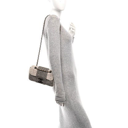 Tweed Small Fantasy Flap Grey