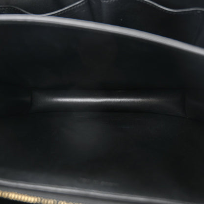 Liege Calfskin Medium Classic Box Flap Bag Anthracite