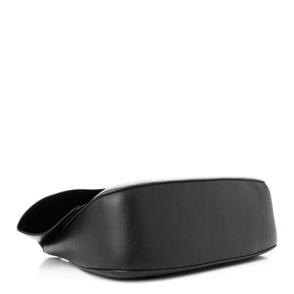 Smooth Calfskin Donut Chain Medium Ola Shoulder Bag Black