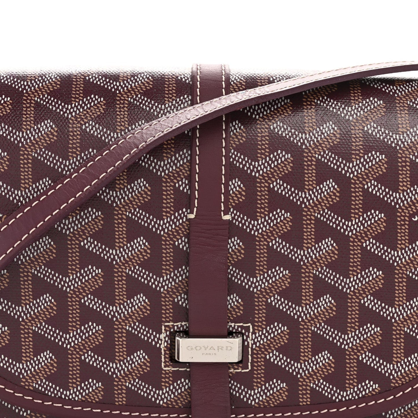 Goyardine Belvedere II PM Messenger Bag Bordeaux