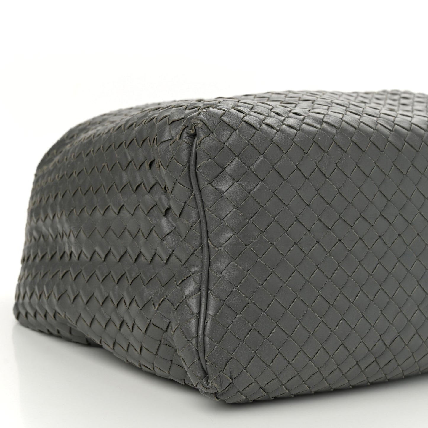 Nappa Intrecciato Sloane Hobo Ferro Gray