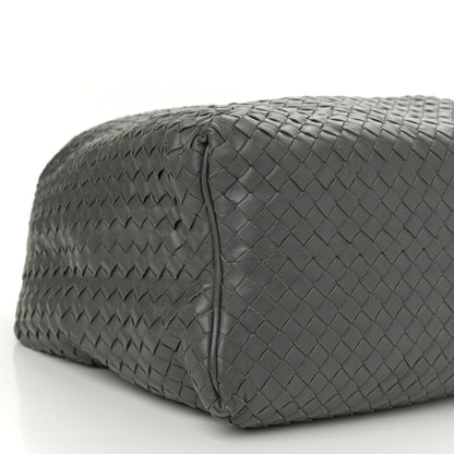 Nappa Intrecciato Sloane Hobo Ferro Gray