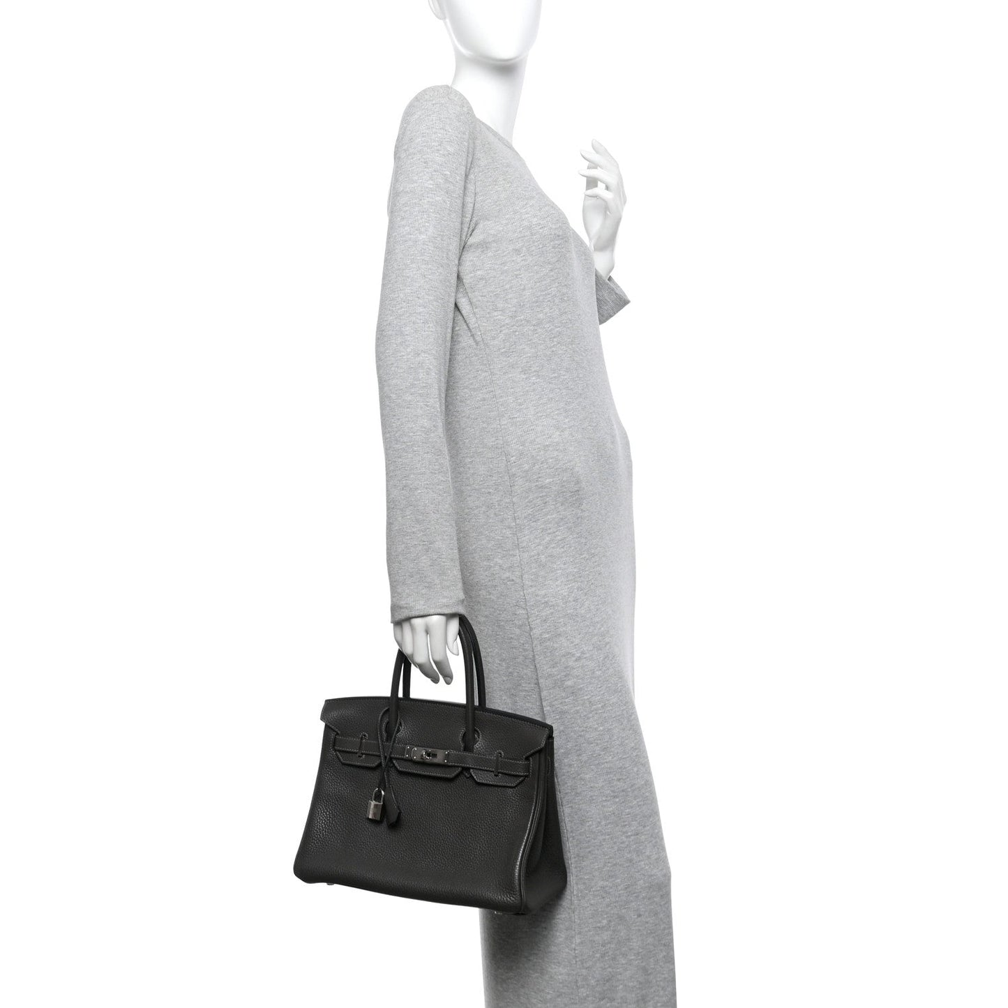 Taurillon Clemence Birkin 30 Graphite