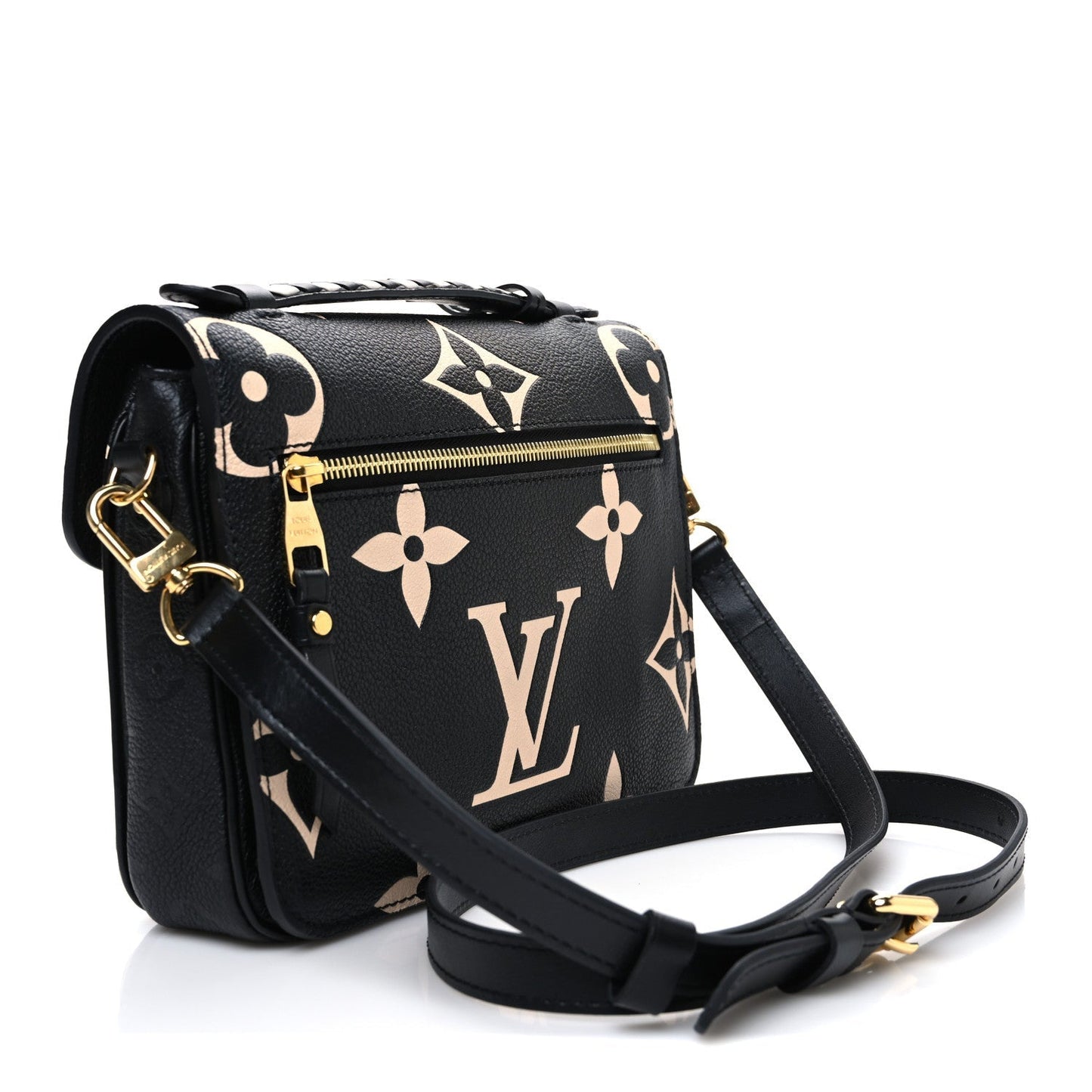 Empreinte Monogram Giant Crafty Pochette Metis Black Creme