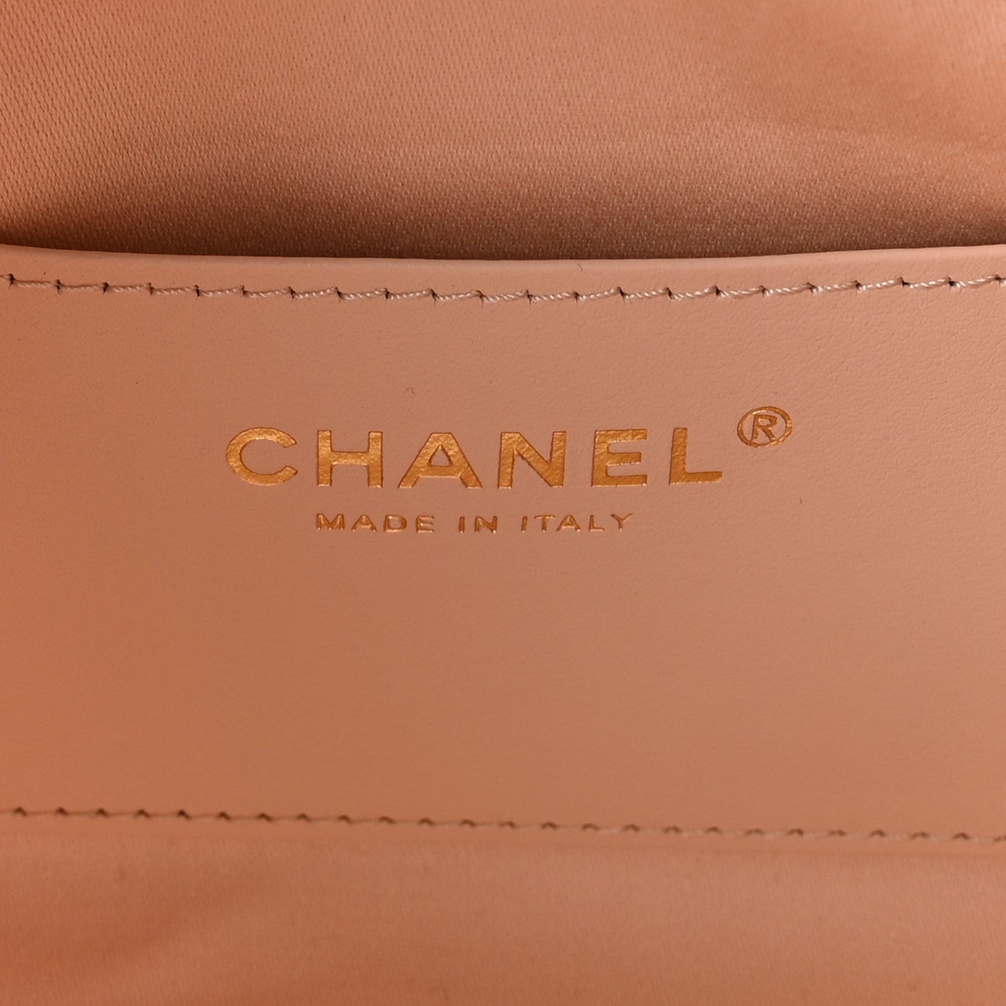 Metallic Caviar Quilted Mini Chanel 25 Handbag Copper