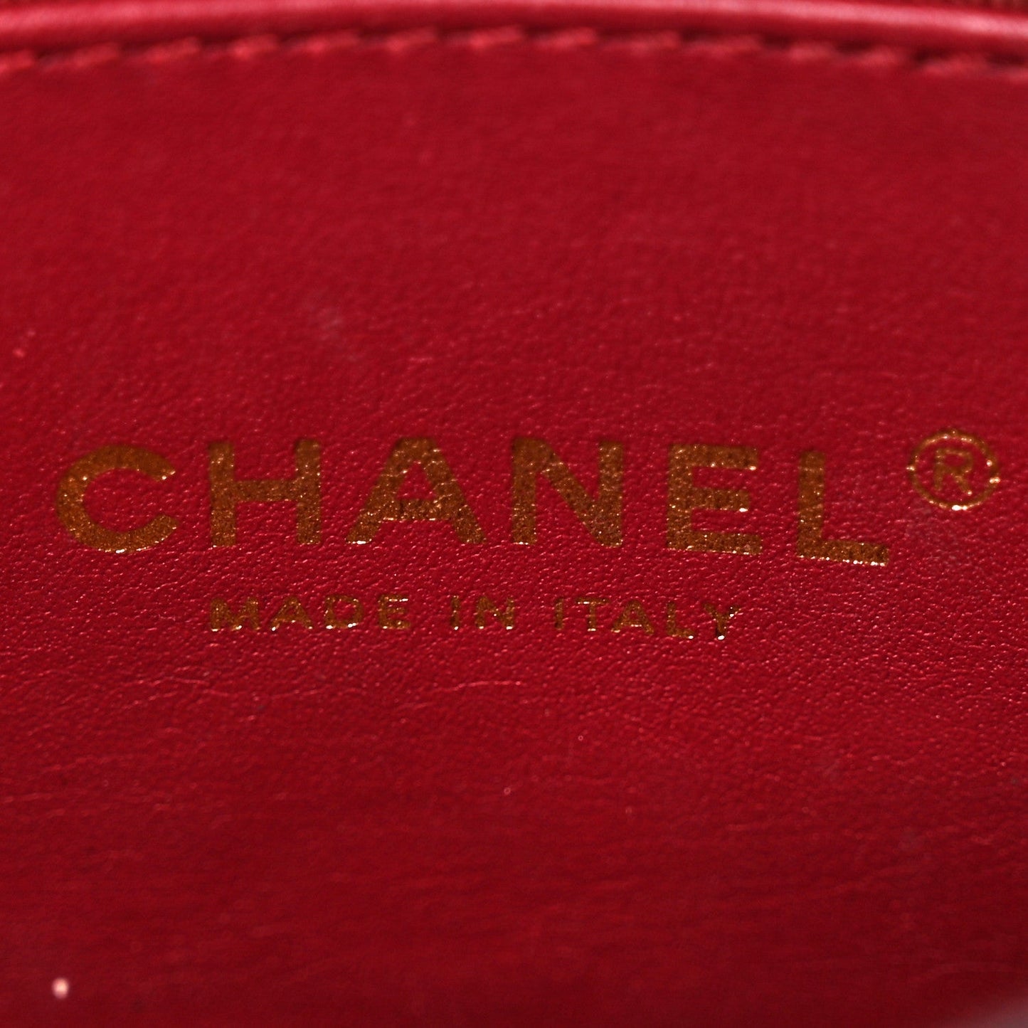 Lambskin Quilted Chain Flap Black