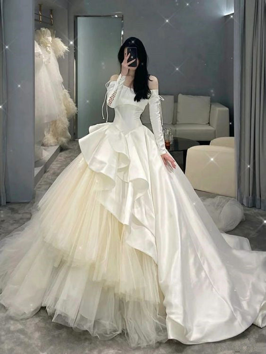 A Line Party Prom Gown for Women Wedding Dress