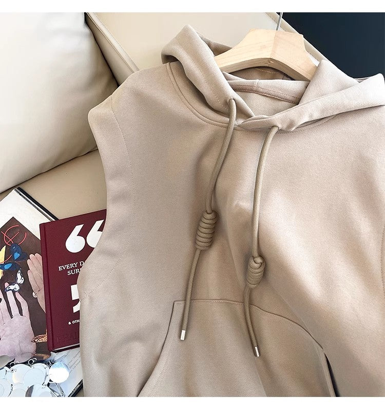 Sleeveless hooded sweatshirt for women new pullover vest trend    S5017