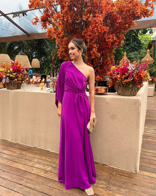 A Line Fashion Long Prom Dress Formal Evening Gown