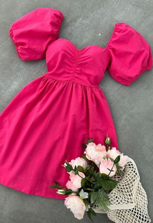 A line Short Party Dress Lady Fashion Homecoming Gown