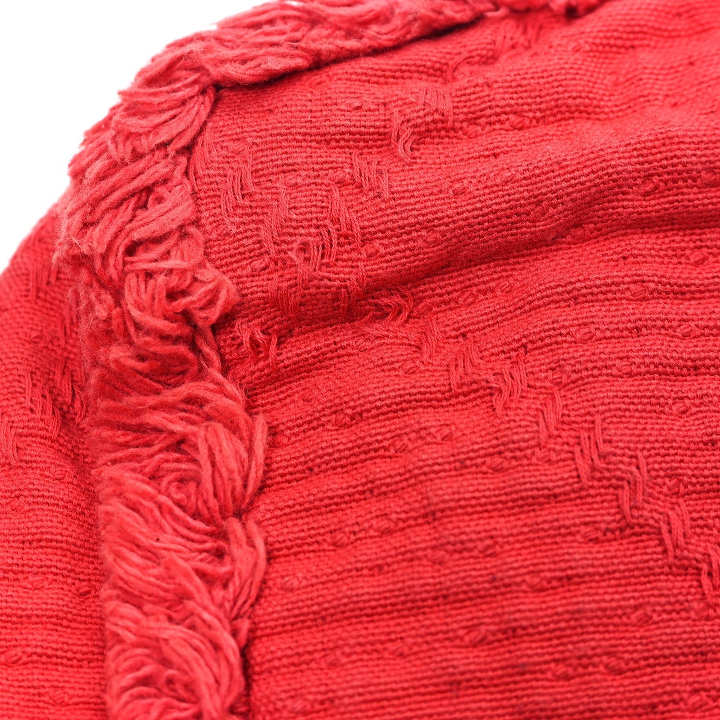 Canvas Large Double Face Shopping Tote Red