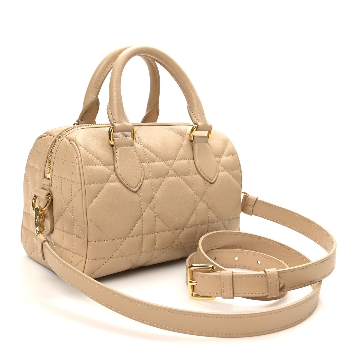 Calfskin Macrocannage Groove 20 Bag Biscuit