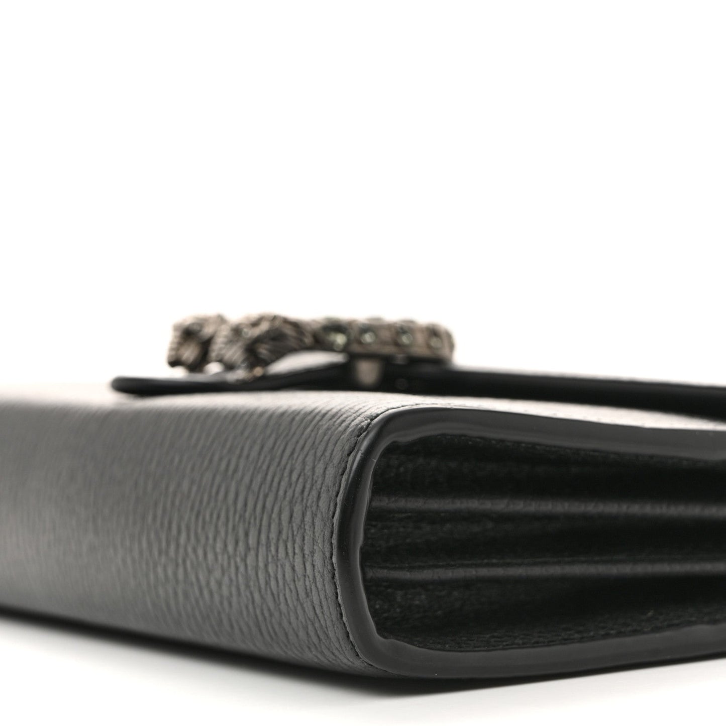 Calfskin Mini Dionysus Chain Wallet Black