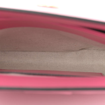 Calfskin GG Matelasse Small Slim Chain Shoulder Bag Rhodamine Pink Natural