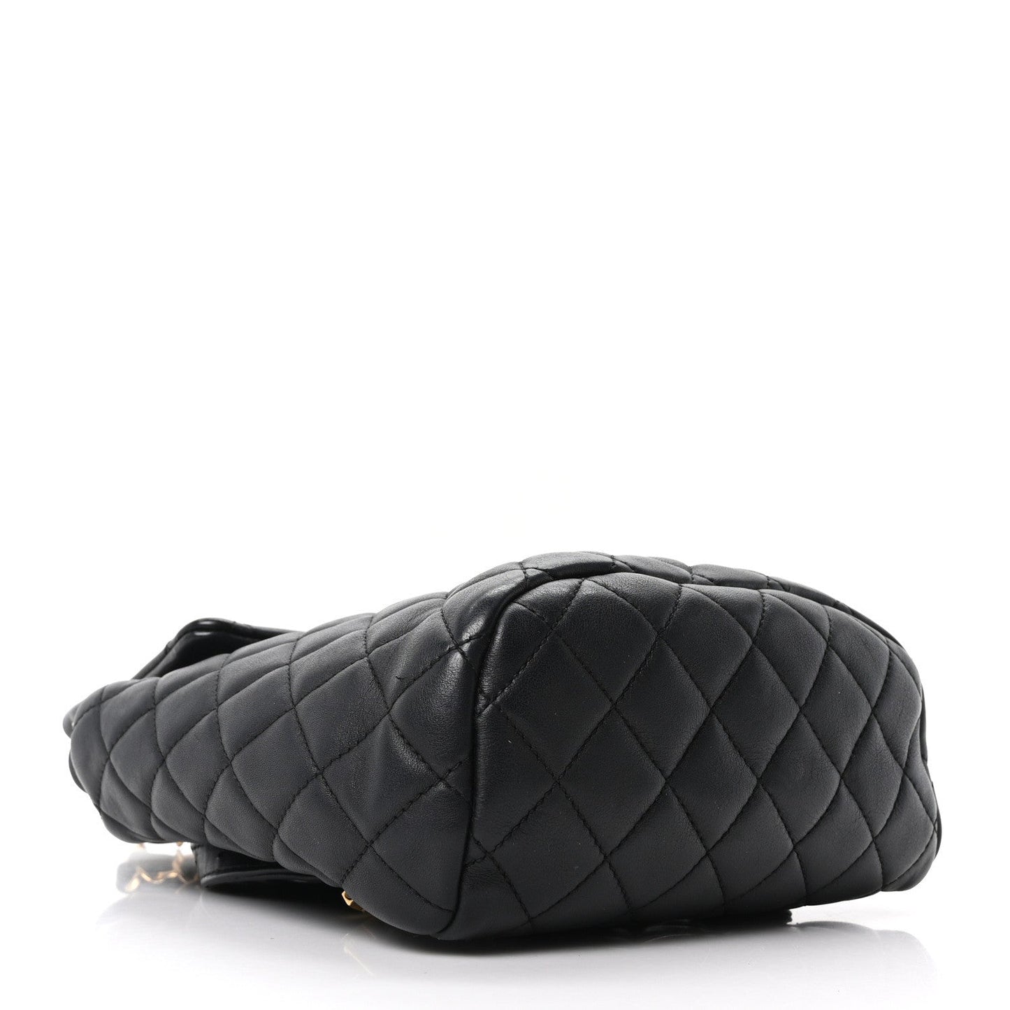Calfskin Quilted Mini Urban Spirit Backpack Black