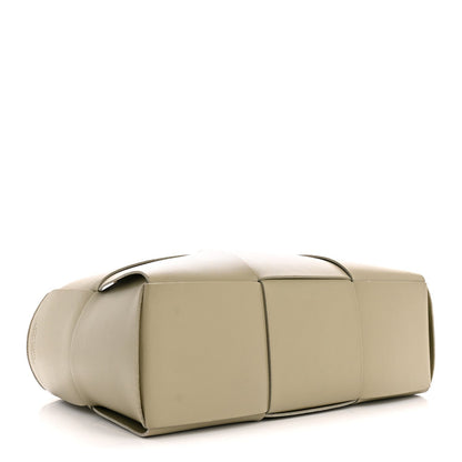 Nappa Maxi Intrecciato Medium Arco Tote Travertine