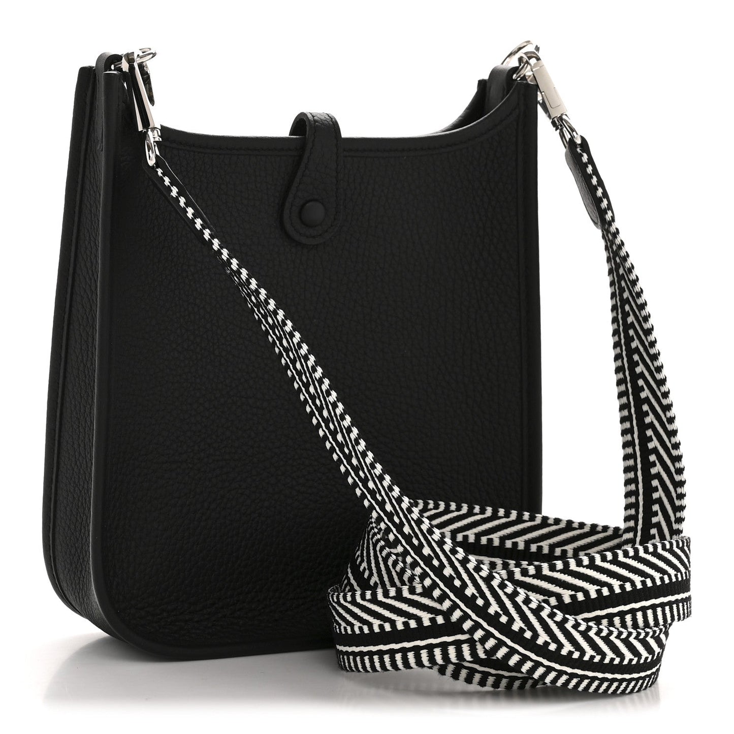 Taurillon Clemence Amazone Sangle Cavale Evelyne TPM Black White