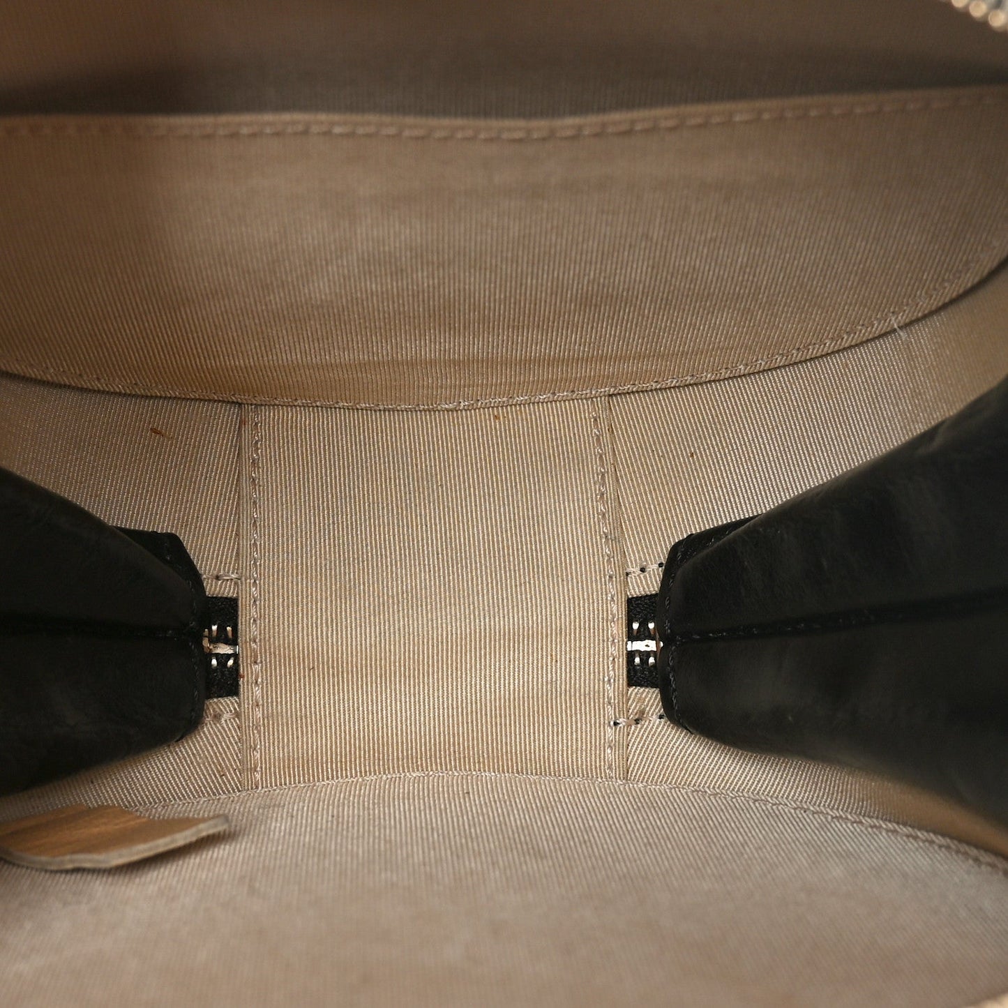 Glazed Calfskin Round As Earth Evening Bag Black