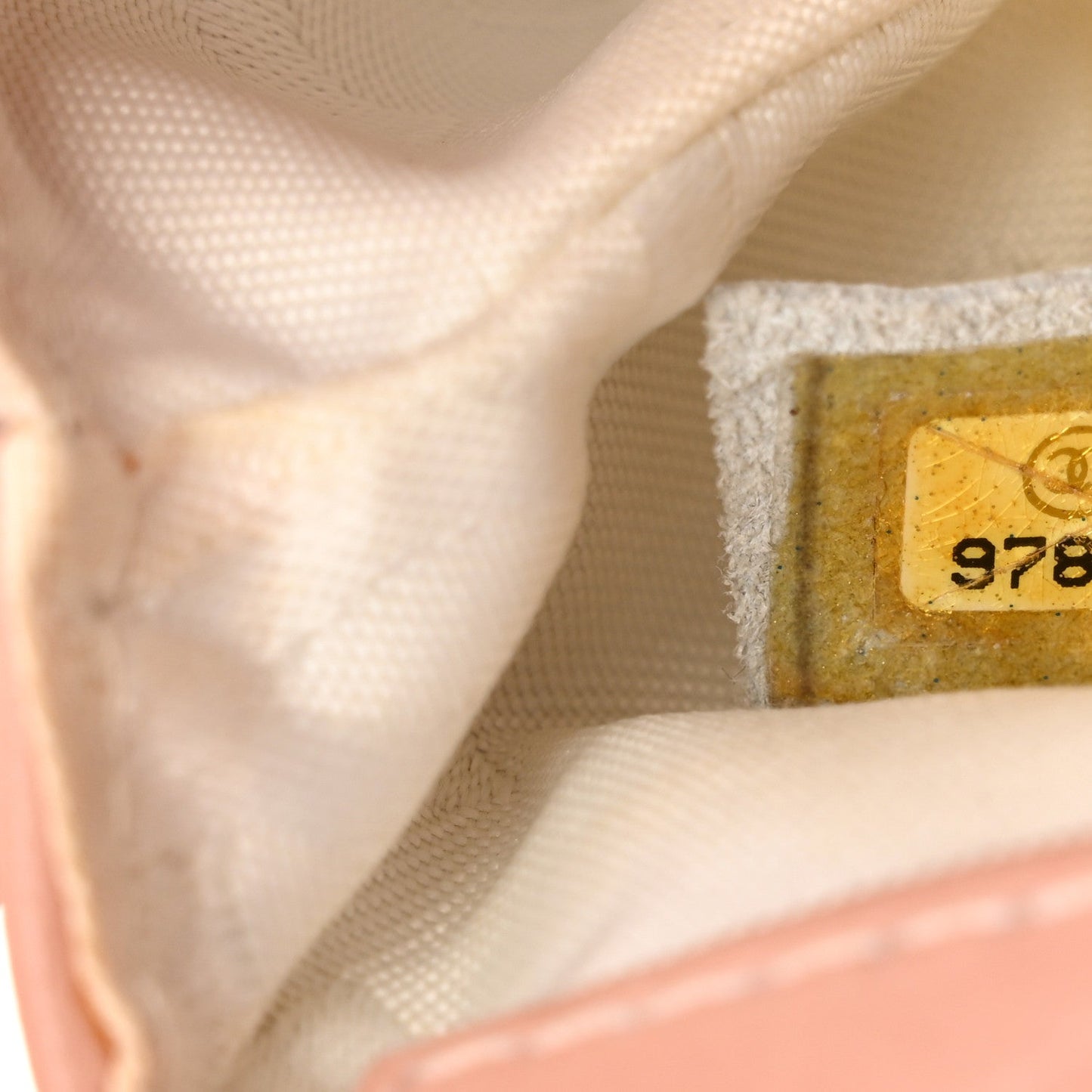 Lambskin Quilted Mini Evening Bag Pink