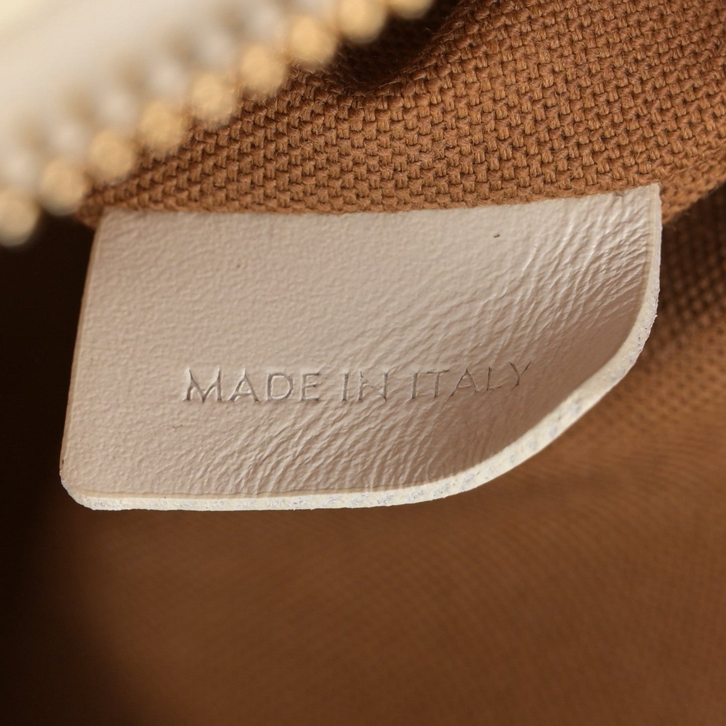Triomphe Canvas Small Camera Bag White