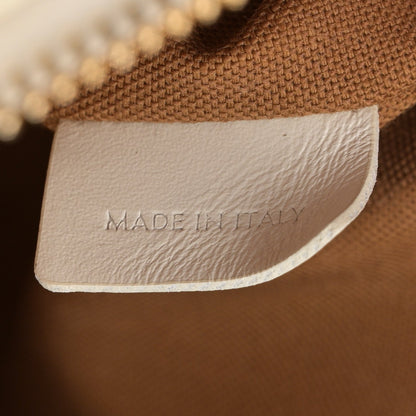Triomphe Canvas Small Camera Bag White