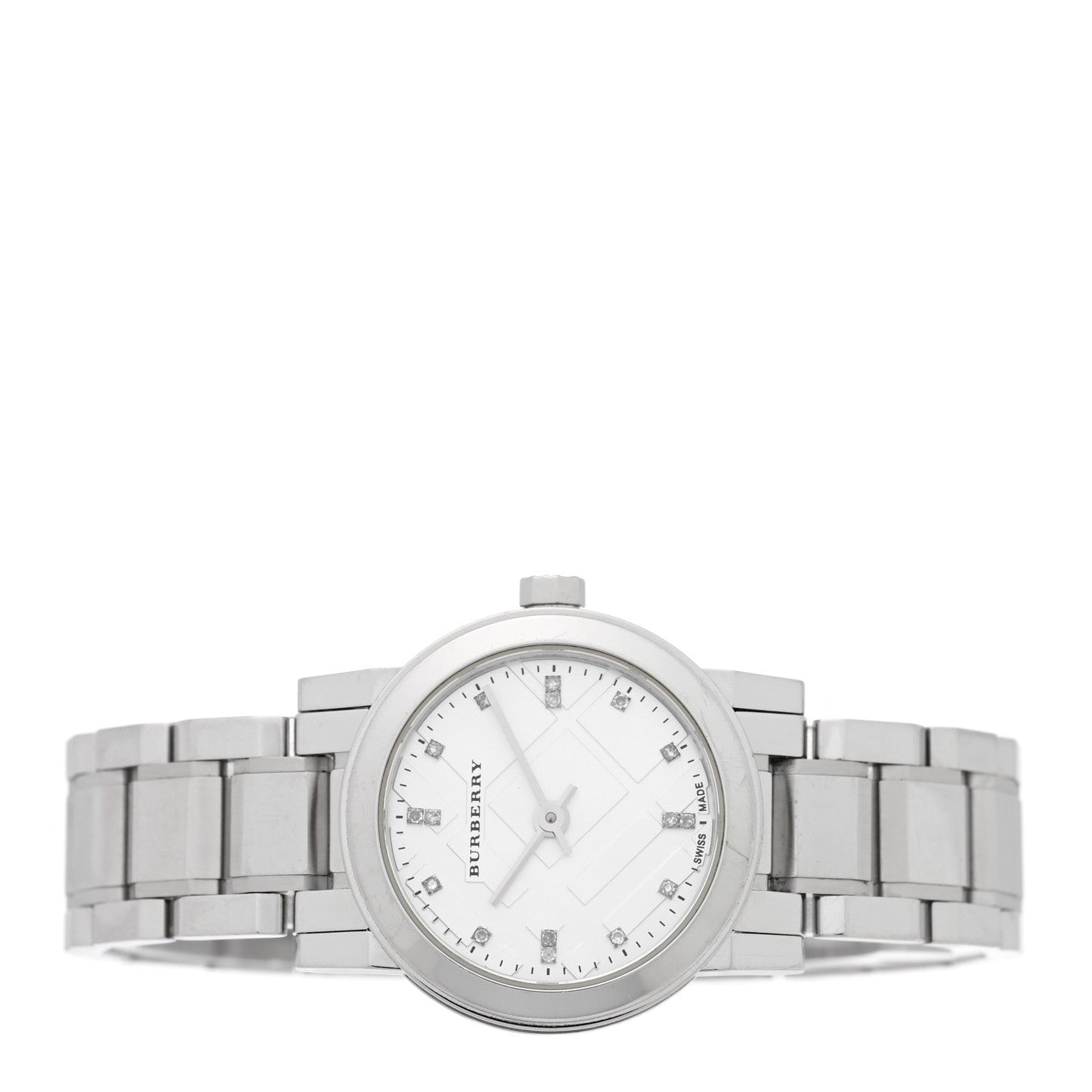 Stainless Steel Diamond 27mm Heritage Quartz Watch BU9213