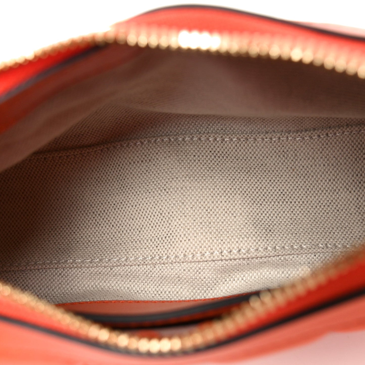 Calfskin GG Matelasse Chain Handbag Deep Orange Natural