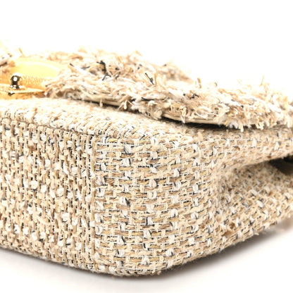 Tweed Medium Miss Dior Flap Beige