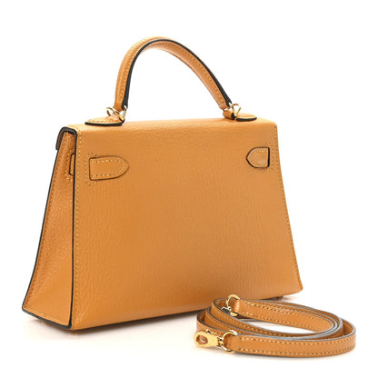 Chevre Mysore Mini Kelly Sellier 20 Jaune D'or