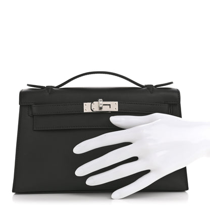 Swift Kelly Pochette Clutch Black