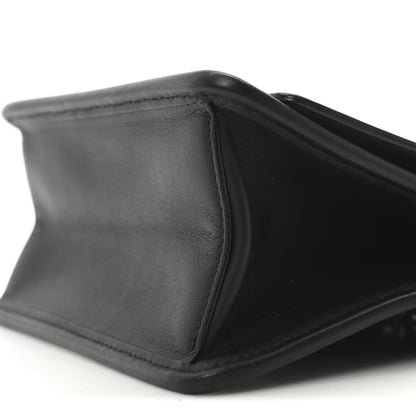 Vitello Century Velvet F is Fendi FF Small Kan I Shoulder Bag Black Tobacco