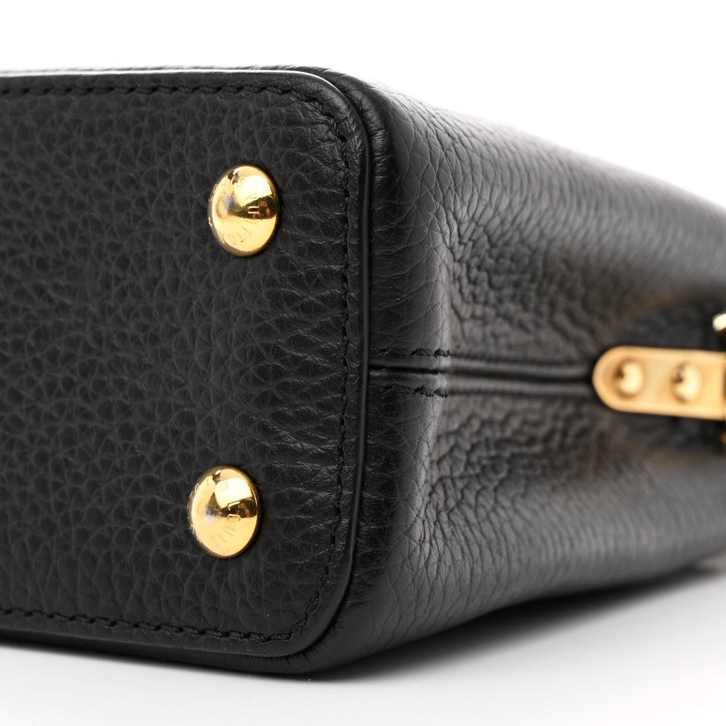 Taurillon Braided Capucines Mini Black