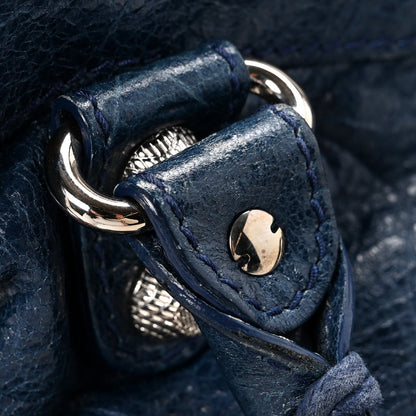 Agneau Giant 12 Silver Hardware Town Bleu Mineral