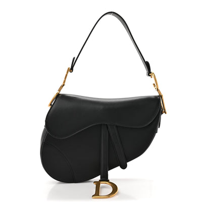 Calfskin Saddle Bag Black